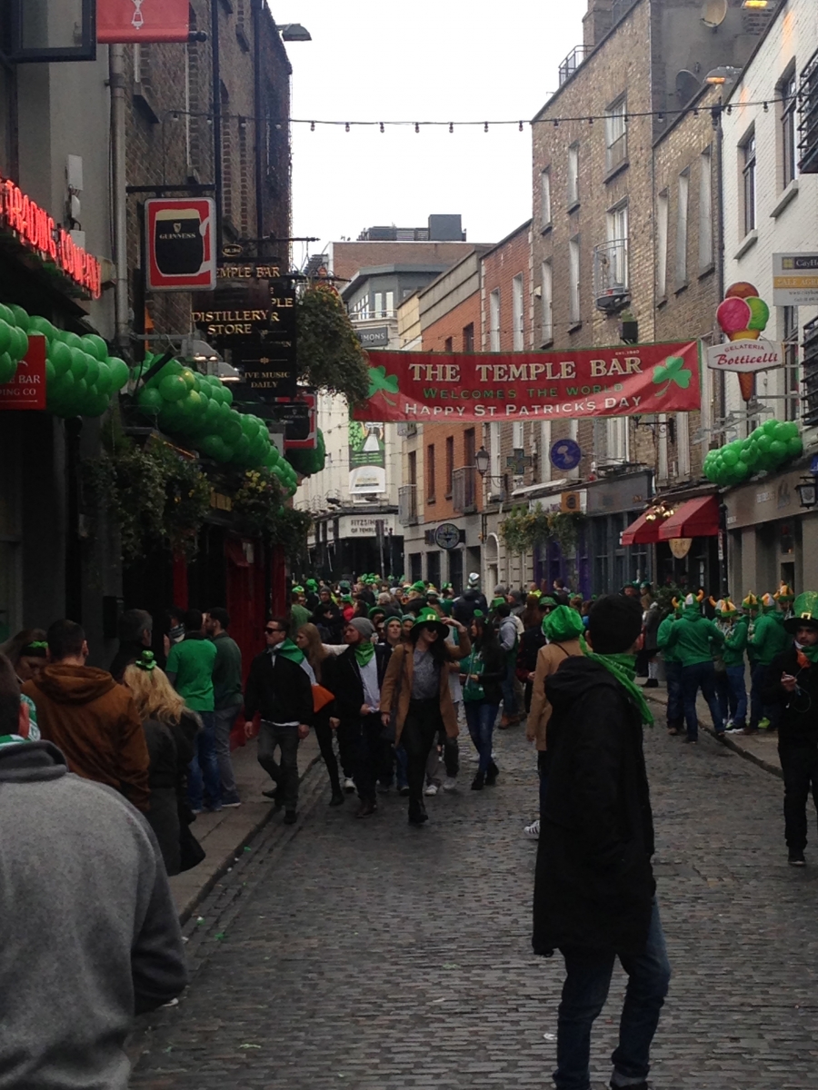 Temple Bar on St. Paddy's Day